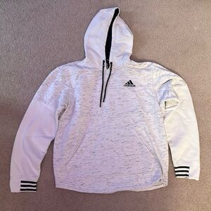 Adidas white and black speckled sweatshirt
Men’s size medium
